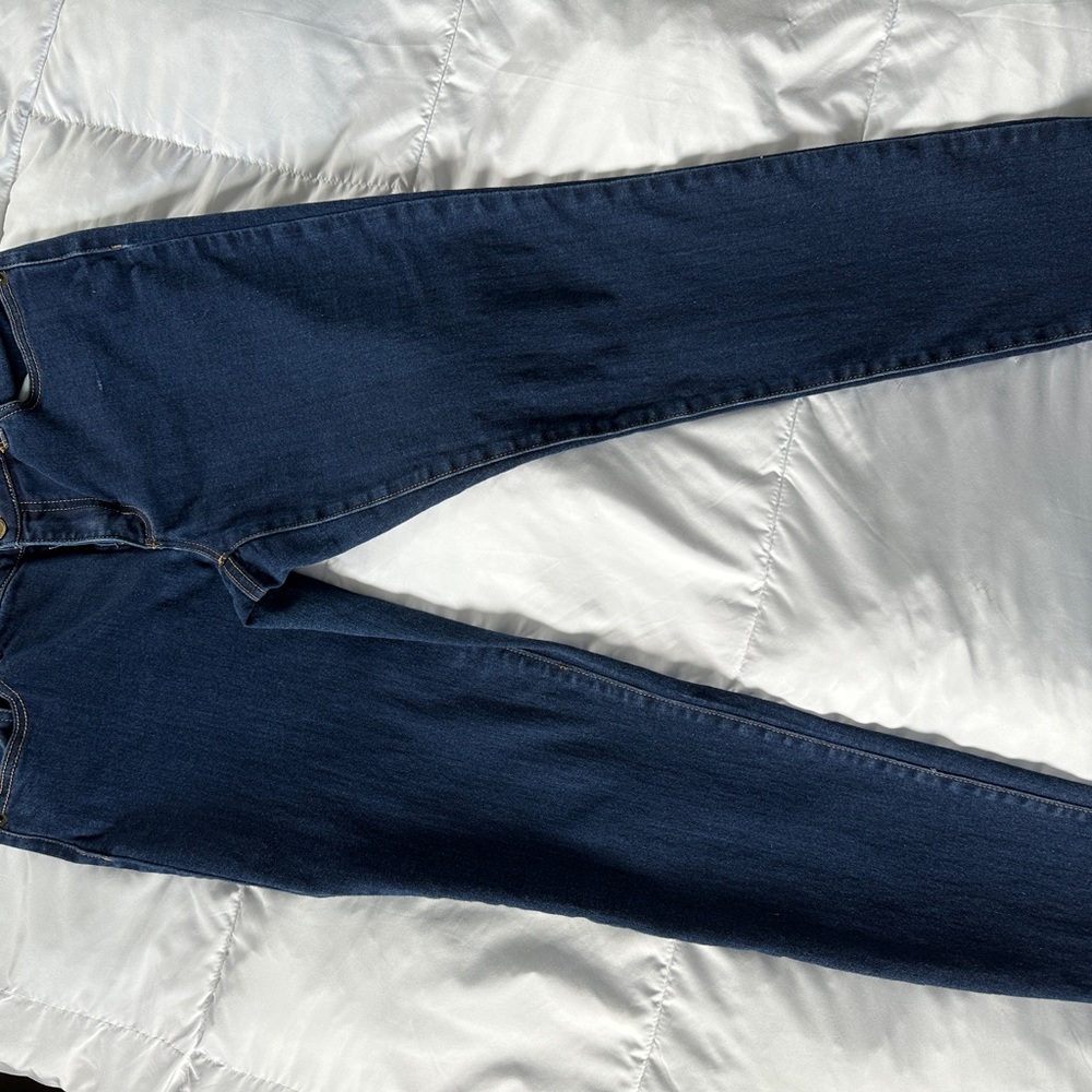 Michael Kors Blue Denim with Gold Stitching
